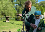 Floßbau mit Stefan, Amelia und Noah